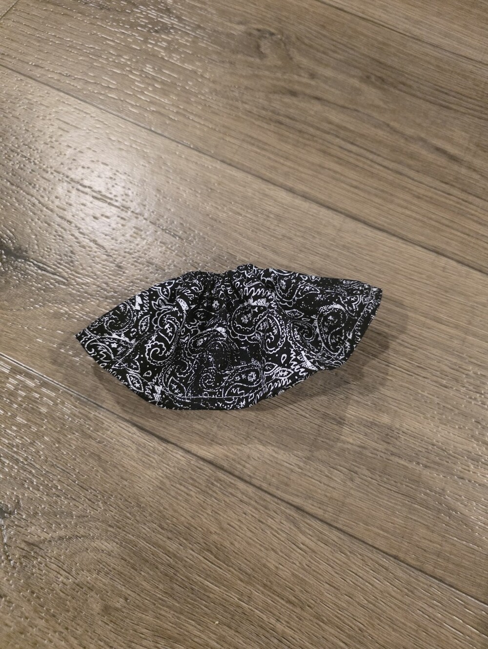 Small Desk Goose Black Paisley Dress